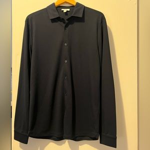 NWOT! Reiss Stretch Shirt in Navy. Size Medium.